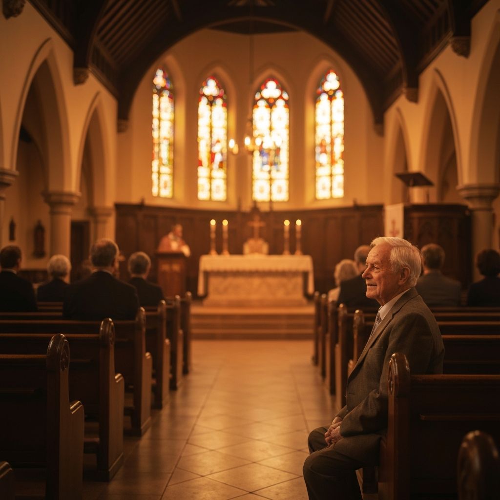 Robert leading Sunday worship